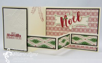 Carte Sapins de Noël