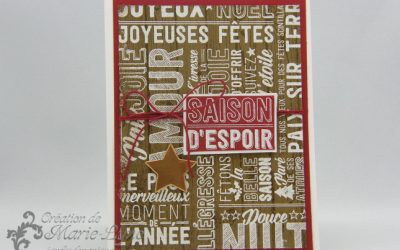 Carte de Noël – Simple et rapide