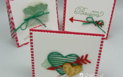 Mini-carte St-Valentin – Stampin&rsquo;UP!