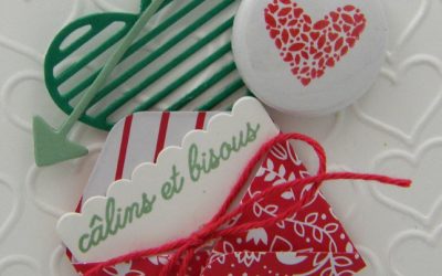 Carte St-Valentin Mots d&rsquo;amour – Stampin&rsquo;UP!