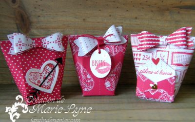 Berlingots de St-Valentin Stampin&rsquo;UP!