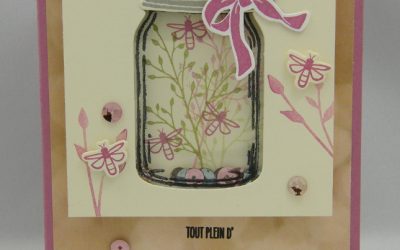 Carte Shaker – Stampin&rsquo;UP!