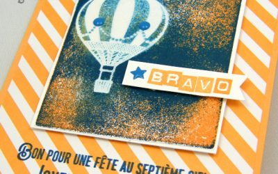Carte Gentil remontant Stampin&rsquo;UP!