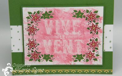 Vive le vent Cantiques Stampin&rsquo;UP!
