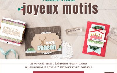 Joyeux motifs Stampin&rsquo;UP!