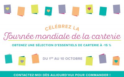 Journée mondiale de la carterie – Stampin&rsquo;UP!