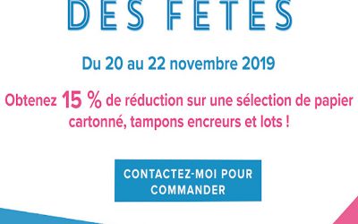 Grande vente des Fêtes 2019