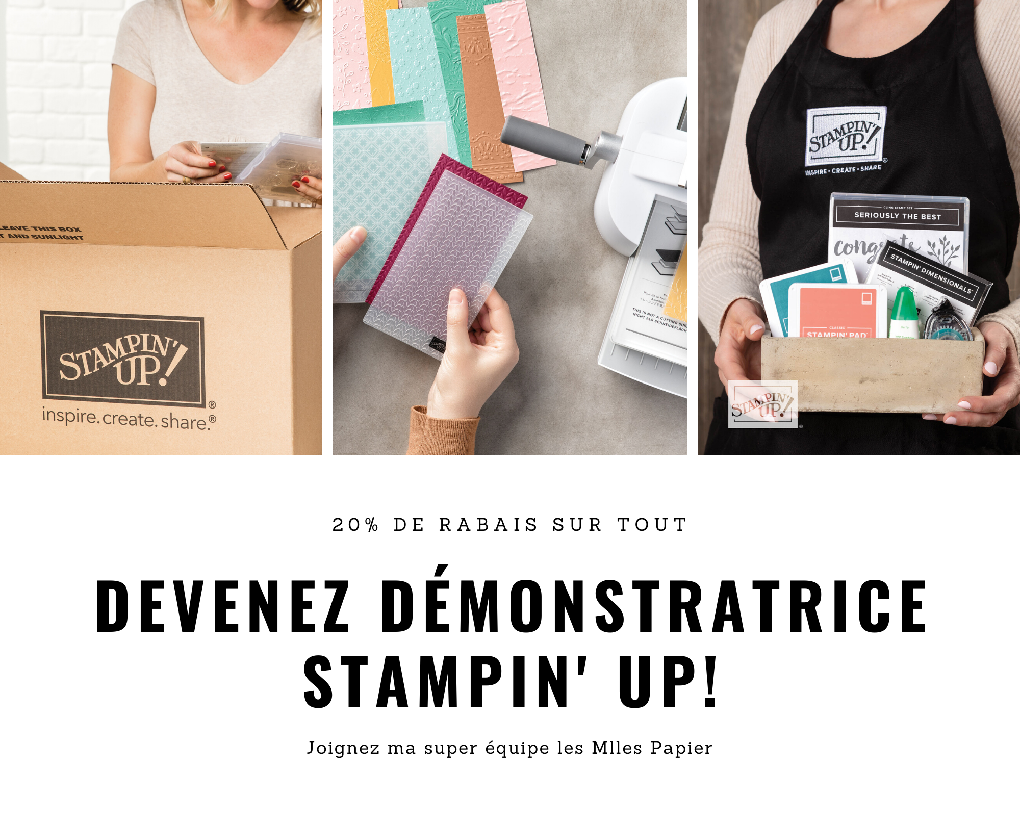Démonstratrice Stampin' Up!
