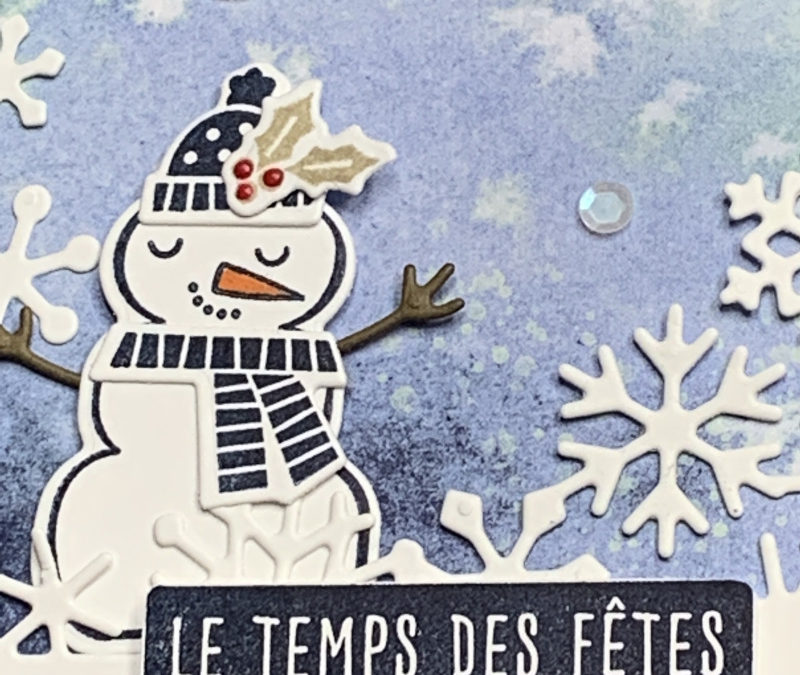 Carte Diorama – Snowman magic