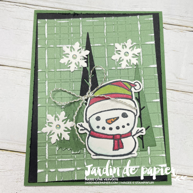 Technique encres et plioir à gaufrage