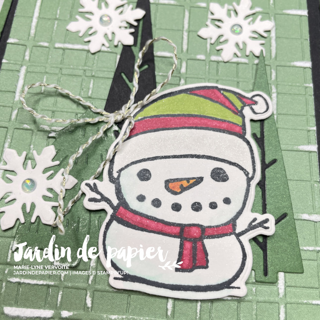 Technique encres et plioir à gaufrage