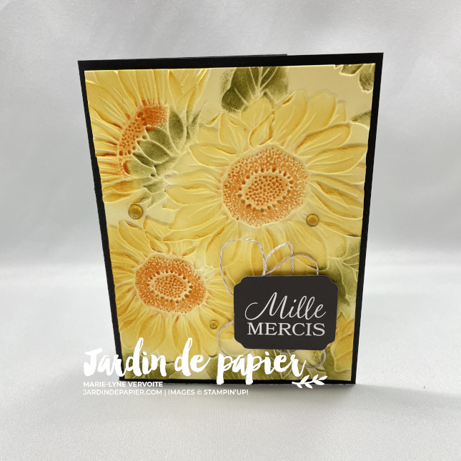 Technique encres et plioir à gaufrage