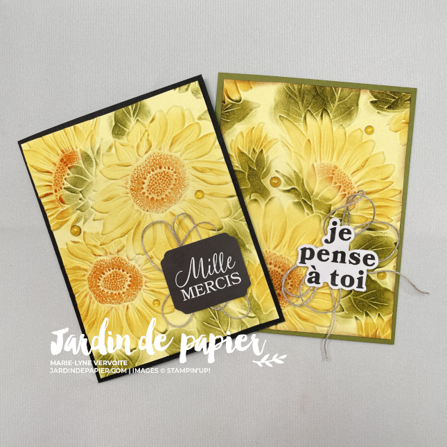 Technique encres et plioir à gaufrage