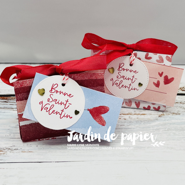 carte fait main Stampin' Up Saint-Valentin