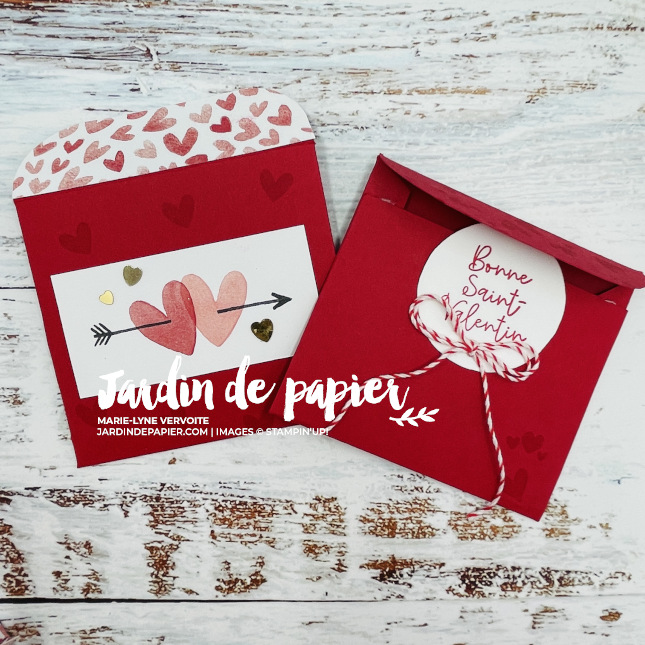 carte fait main Stampin' Up Saint-Valentin