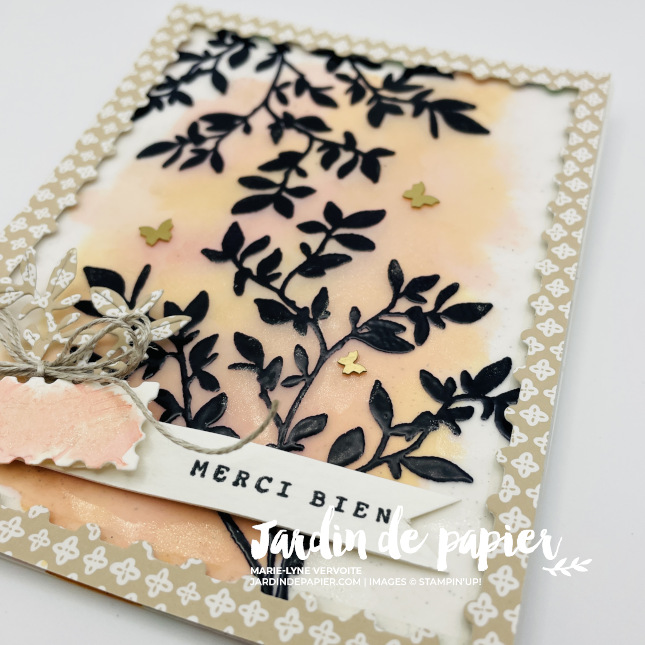 carte vélin Stampin' Up