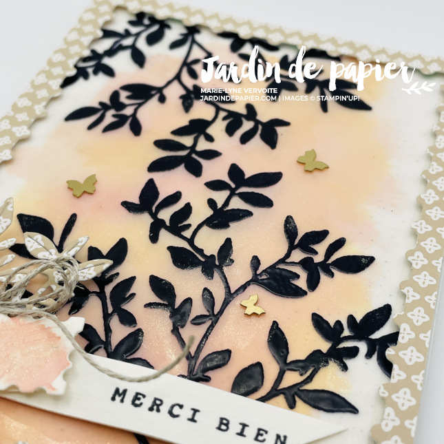 carte vélin Stampin' Up