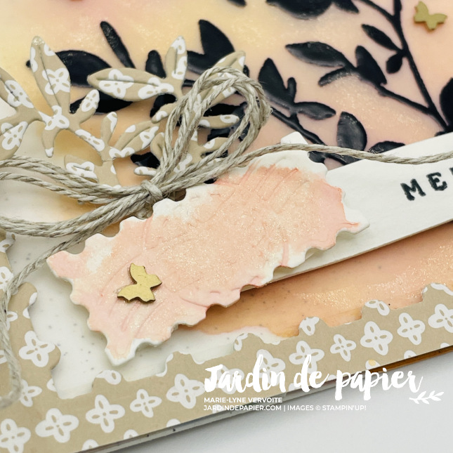 carte vélin Stampin' Up