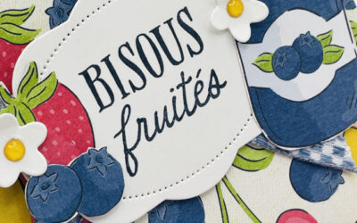 Carte chevalet à charnière : technique originale avec la collection Douceurs faites maison