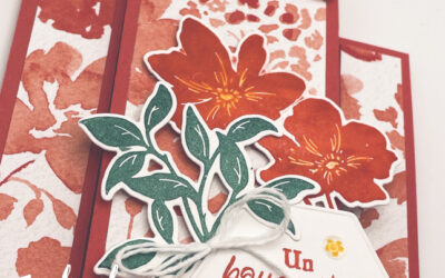 Carte escalier en 3D facile – Tutoriel avec la collection Poésie de jardin