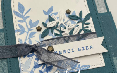 Carte à ouverture centrale facile avec la collection Balade dans la nature de Stampin’ Up!