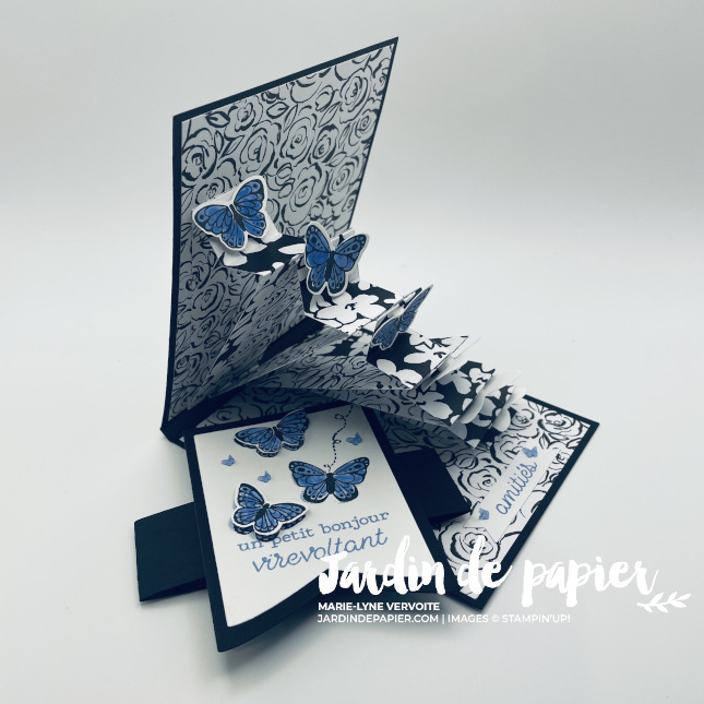 Carte pop-up cascade