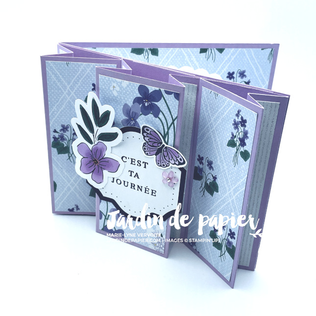 carte pop-up triple panneau