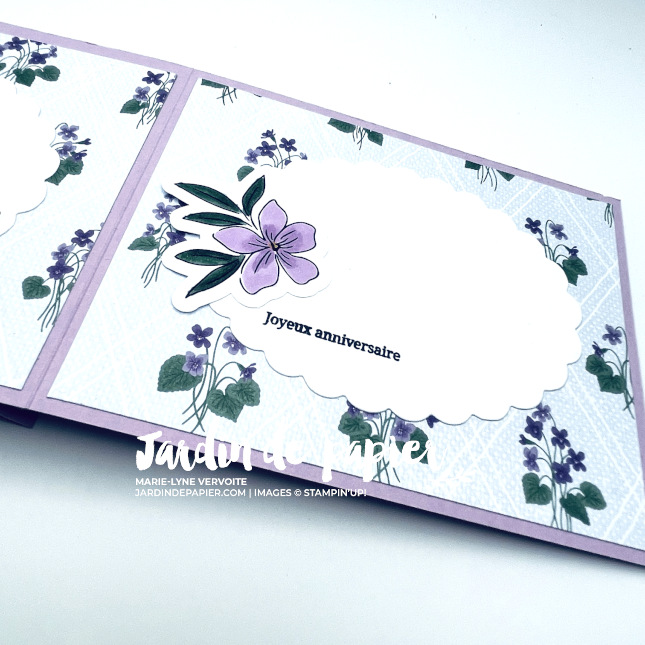 Carte pop-up triple panneau