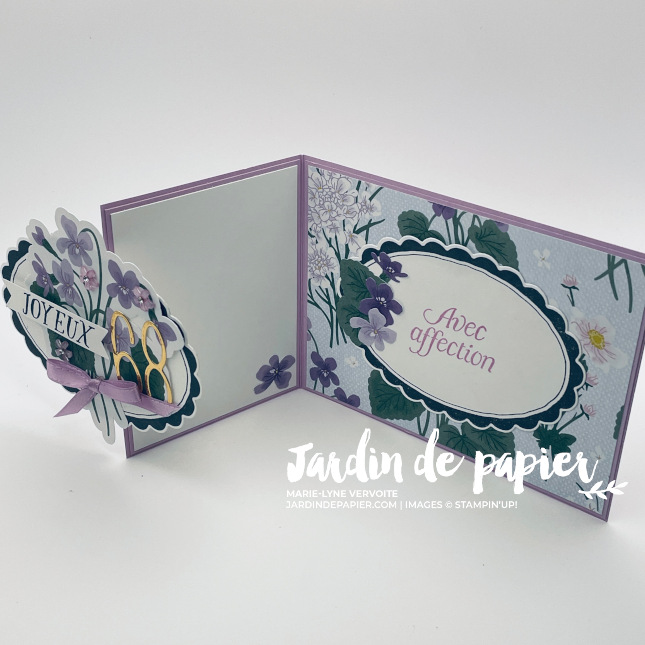 carte pop-up triple panneau
