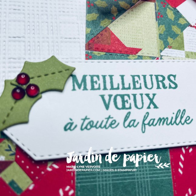 carte de Noël Stampin’ Up!