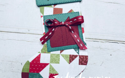 Étiquettes et mini cartes de Noël | Saison en surpiqué Stampin’ Up!