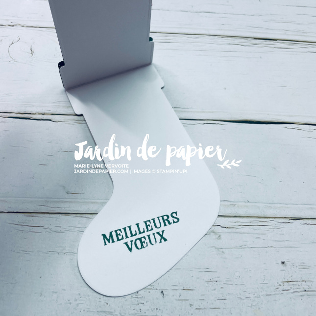 étiquettes de Noël Stampin’ Up!