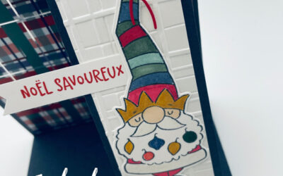 Carte chevalet à trois panneaux de Noël | Stampin’ Up!